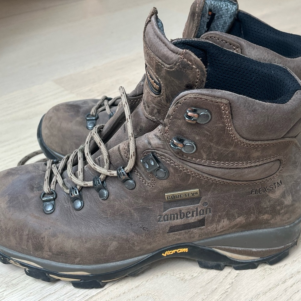 Zamberlan Women's Brown Leather Hiking Boots
